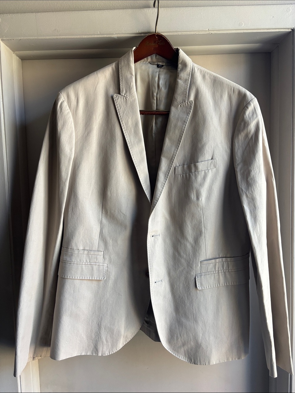 Neil Barrett Men's 5-pocket Khaki Blazer - Classic Single-Breasted Jacket